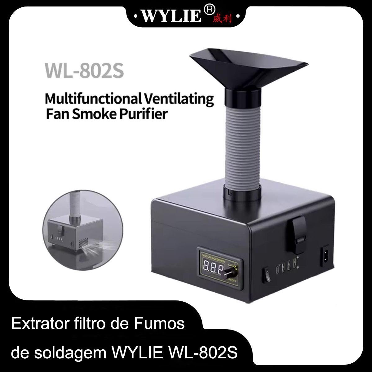 Extrator filtro de Fumos de soldagem WYLIE WL-802S