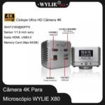 Câmera 4K Para Microscópio WYLIE - Imagem 3