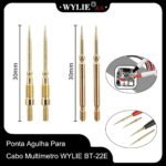 Cabo Multimetro Ponteira Teste De Prova Tipo Agulha WYLIE BT22 - Imagem 2
