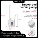 Pistola de Cola e Fluxo para Seringa WYLIE