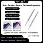 Broca Extratora de Parafuso Espanado para Reparo de Celular Wylie WL-651