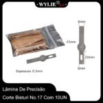 Lâmina De Precisão Corte Bisturi Com 10 UN - Imagem 6