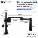 Suporte Articulado Para Microscopio WYLIE X2 - Imagem 6