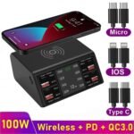 Carregador USB Charge Com indução 100W WYLIE WL-838W - Imagem 4