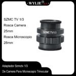 Adaptador Szmctv 1/3 De Câmera Para Microscópio Trinocular