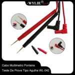 Cabo Multimetro Ponteira Teste De Prova Tipo Agulha
