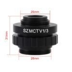Adaptador Szmctv 1/3 De Câmera Para Microscópio Trinocular - Imagem 6