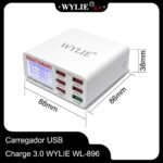 Carregador USB Charge 3.0 40W WYLIE WL-896