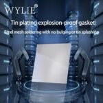 Base de Vidro de Quartzo Wylie 2×2cm Anti-Respingo
Resistente ao Calor 1200°C Reparo Celular BGA - Imagem 3