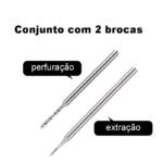 Broca Extratora de Parafuso Espanado para Reparo de Celular Wylie WL-651 - Imagem 3