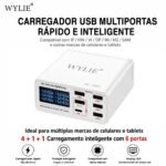 Carregador USB Charge 3.0 40W WYLIE WL-896X - Imagem 4