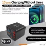 Carregador De Bancada Usb Charger Com Indução WYLIE WL-205D - Imagem 5