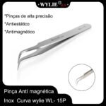 Pinça Antí magnética Inox wylie - Imagem 2