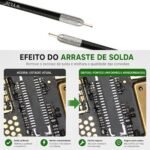 Ferramenta Para Arrastar Solda Wylie Wl-206f Kit 3 Pontas - Imagem 4