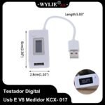 Testador Digital Usb E V8 Medidor  KCX-017