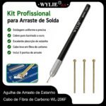 Ferramenta Para Arrastar Solda Wylie Wl-206f Kit 3 Pontas
