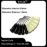 Agulha Curta para Seringa C/ 10un WL- 426