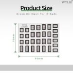 Filme de posicionamento mascara UV Para Eprom, Touch IC WL-511 Wylie - Imagem 3