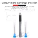 Mini Ferro de Solda 210 usb W-08 - Imagem 2